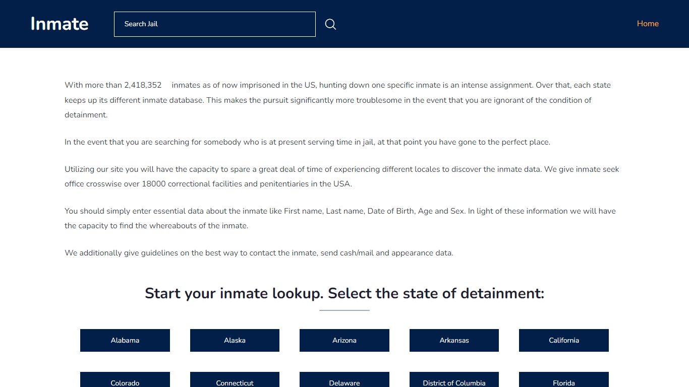 Inmate Lookup - Free Inmate Search Tool - InmateID